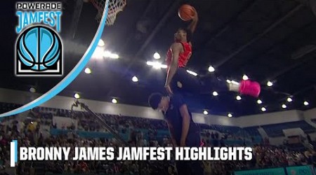 Bronny James&#39; highlights from the 2023 Powerade JamFest 