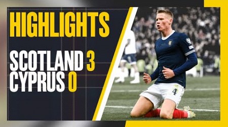 Scotland 3-0 Cyprus | Scott McTominay Scores Hampden Double | Euro 2024 Qualifier Highlights