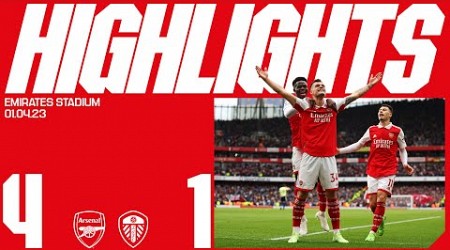 HIGHLIGHTS | Arsenal vs Leeds United (4-1) | Jesus (2), White and Xhaka