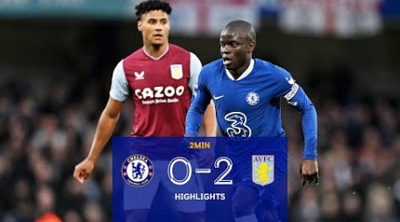 Chelsea v Aston Villa (0-2) | Highlights | Premier League