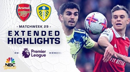 Arsenal v. Leeds United | PREMIER LEAGUE HIGHLIGHTS | 4/1/2023 | NBC Sports