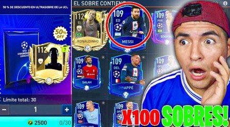 ABRO MAS DE 100 SOBRES &quot;CHAMPIONS LEAGUE&quot; en FIFA MOBILE 