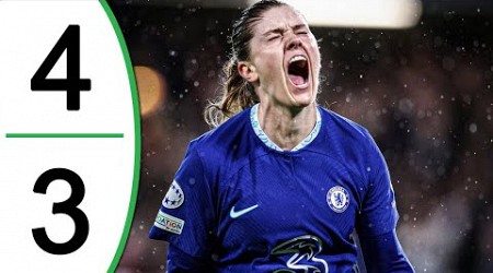 Chelsea vs Lyon 1-2 (4-3 Pens) - Highlights &amp; Goals - UEFA Women&#39;s Champions League 2023