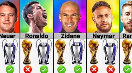 Both WORLD CUP and Champions League Winner Players