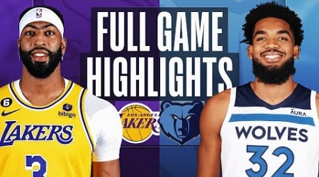 LAKERS at TIMBERWOLVES | FULL GAME HIGHLIGHTS | March 31, 2023