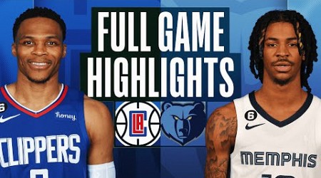 CLIPPERS at GRIZZLIES | FULL GAME HIGHLIGHTS | March 29, 2023