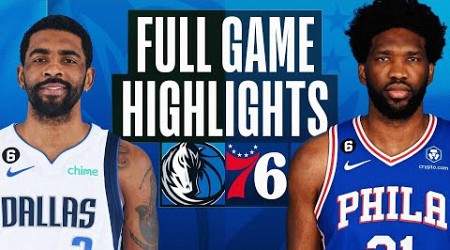 MAVERICKS at 76ERS | FULL GAME HIGHLIGHTS | March 29, 2023