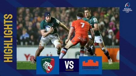 Highlights - Leicester Tigers v Edinburgh Rugby Round of 16│Heineken Champions Cup 2022/23