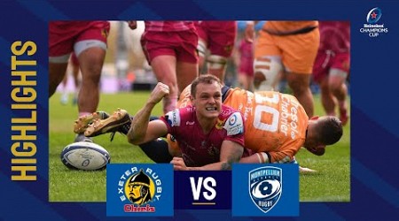 Highlights - Exeter Chiefs v Montpellier Hérault Rugby Round of 16 | Heineken Champions Cup 2022/23