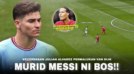 “Belajar Dari Kecerdasan Messi” Lihatlah Bagaimana Julian Alvarez Membuat Van Dijk Kebingungan