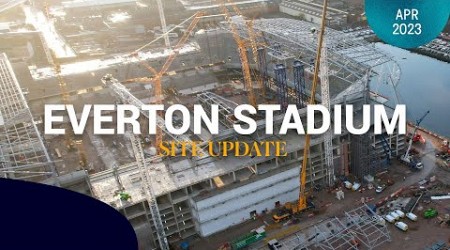 New Everton Stadium Update: Two Roof Truss Lifts Remain!