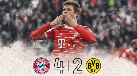 Müller: “An awesome experience!&quot; | FC Bayern vs. Borussia Dortmund 4-2 | Bundesliga Highlights