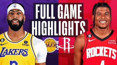 LAKERS at ROCKETS | FULL GAME HIGHLIGHTS | April 2, 2023