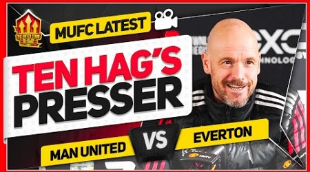 ERIKSEN BACK! TEN HAG PRESS CONFERENCE REACTION! MANCHESTER UNITED vs EVERTON