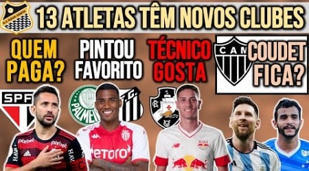 EVERTON RIBEIRO NO SP? JEAN LUCAS VAI PRO... R9 CONTRATA 9; MEIA NO VASCO? COUDET, MESSI, ÁGUA STA +