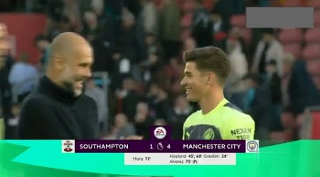 Manchester City Vs Southampton 4 - 1 All goal &amp; highlight hasil akhir pertandingan