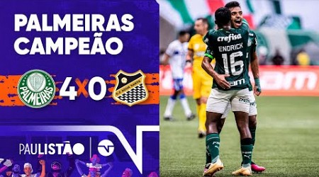 ENDRICK ENTRA PRA HISTÓRIA E GABRIEL MENINO FAZ GOLAÇO! PALMEIRAS 4X0 ÁGUA SANTA | MELHORES MOMENTOS