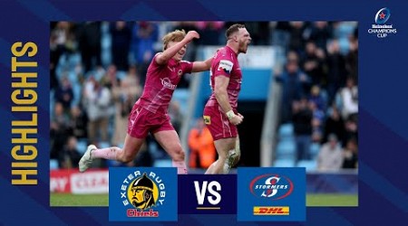 Highlights - Exeter Chiefs v DHL Stormers Quarter-final│Heineken Champions Cup 2022/23