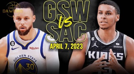 Golden State Warriors vs Sacramento Kings Full Game Highlights | April 7, 2023 | FreeDawkins