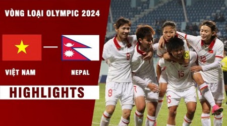 Highlights Việt Nam vs Nepal | Huỳnh Như lập cú đúp thần sầu - Thanh Nhã sút xa siêu phẩm 40m