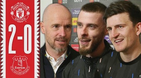 Ten Hag, Maguire And De Gea React To Everton Victory! 