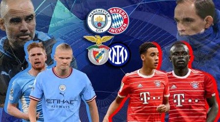 Champions League, cuartos final ida: Manchester City - Bayern y Benfica - Inter EN DIRECTO