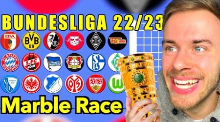 MARBLE RACE sagt die BUNDESLIGA 2022/23 voraus! 