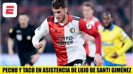 DOBLETE LUJO del Chaquito Santiago Giménez en GOL del Feyenoord que ya GOLEA | Eredivisie