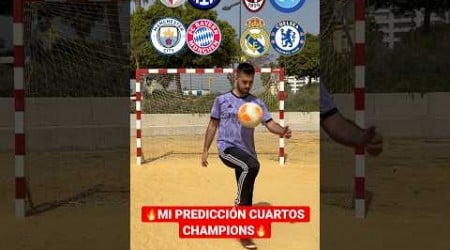 Mi predicción de los cuartos de champions league