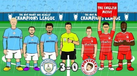 MAN CITY BEAT BAYERN! (3-0 Champions League 2023 Quarter-Final Haaland Silva Rodri goals highlights)