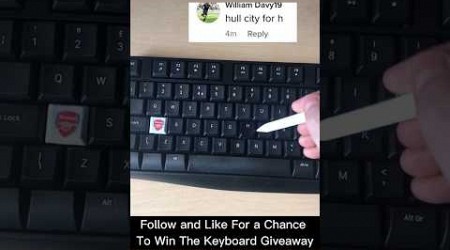 Football Keyboard Part 2 Hull City #football #premierleague #footballfans #giveaway #soccer #ucl