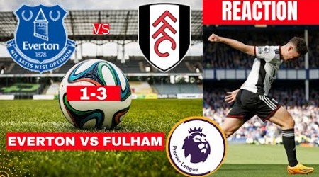 Everton vs Fulham 1-3 Live Stream Premier league Football EPL Match Commentary Score Highlights