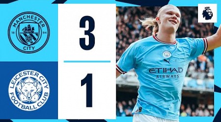 HIGHLIGHTS Man City 3-1 Leicester | Haaland (2), Stones, Iheanacho Goals