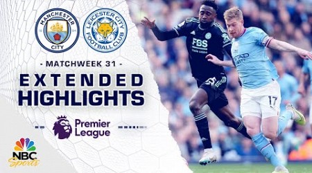 Manchester City v. Leicester City | PREMIER LEAGUE HIGHLIGHTS | 4/15/2023 | NBC Sports