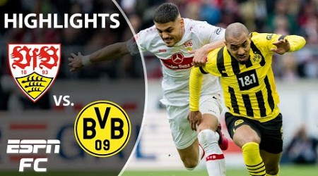 VfB Stuttgart vs. Borussia Dortmund | Bundesliga Highlights | ESPN FC