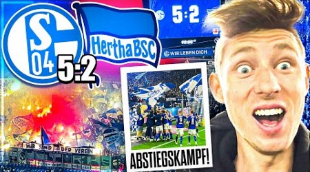 Fc Schalke 04 - Hertha Bsc Berlin 5:2 Highlights &amp; Tore | Bundesliga, 28. Spieltag Stadion Vlog