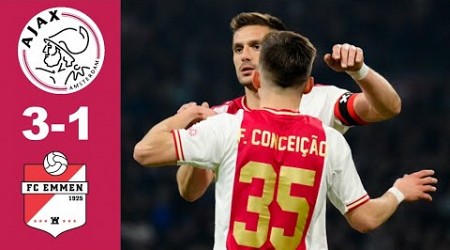 Ajax vs FC Emmen 3-1 Highlights Goals | Eredivisie 2023