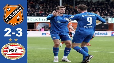 FC Volendam vs PSV 2-3 Samenvatting - EREDIVISIE 22/23