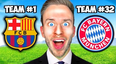 Ich habe die CHAMPIONS LEAGUE mit JEDEM Team gespielt! ⭐️