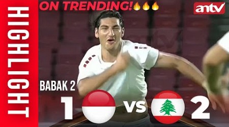 #3 Highlight Indonesia U22 VS Lebanon U22 Lebanon Full Senyum | GarudaMatch Day 2023 Babak 2