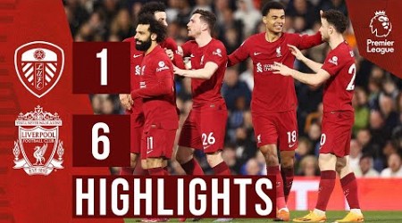 HIGHLIGHTS: Leeds United 1-6 Liverpool | Salah &amp; Jota double in emphatic display!