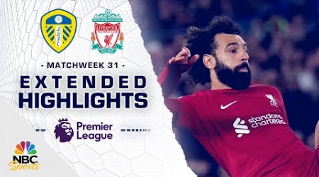 Leeds United v. Liverpool | PREMIER LEAGUE HIGHLIGHTS | 4/17/2023 | NBC Sports