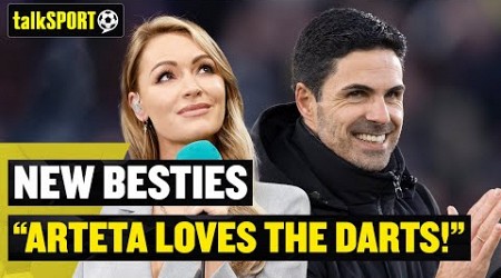 Laura Woods&#39; NEW BEST MATE Mikel Arteta reveals his love of Darts &amp; Boxing! 