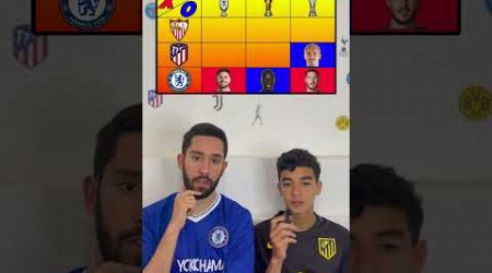 New tic-tac-toe football #euro #worldcup #tictactoe #football #europaleague #chelsea #sevilla