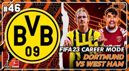 FIFA 23 BVB Career Mode | Quarter-Final UEFA Europa League! Dortmund vs West Ham United #46