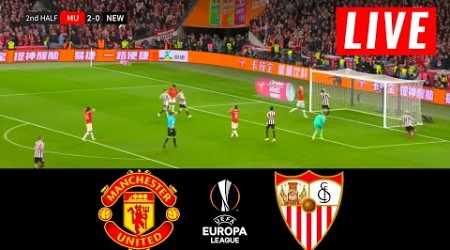 Man Utd vs Sevilla Fc | Uefa Europa League 2023 | Live Football Match | Pes 21 Gameplay