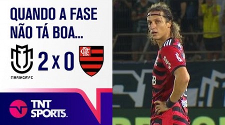 DAVID LUIZ FAZ GOL CONTRA, DEFESA JOGA MAL E TIME PERDE TERCEIRO JOGO SEGUIDO | MARINGÁ 2X0 FLAMENGO