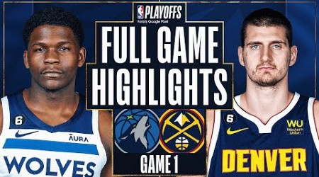 #8 TIMBERWOLVES at #1 NUGGETS | FULL GAME 1 HIGHLIGHTS | April 16, 2023