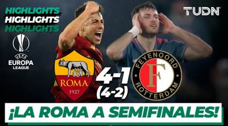 HIGHLIGHTS | Roma 4(4)-(2)1 Feyenoord | UEFA Europa League 22/23 4tos | TUDN