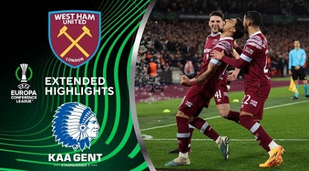 West Ham vs. Gent: Extended Highlights | UECL Quarter-Finals - Leg 2 | CBS Sports Golazo - Europe